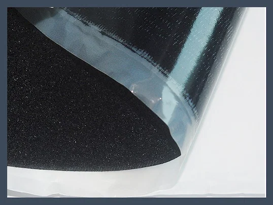 High quality hot glue back glue hook and loop,nylon