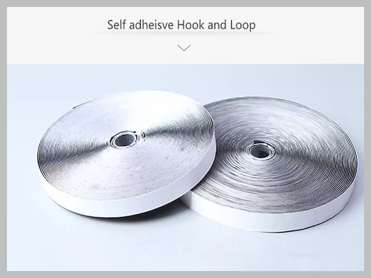 Strong Sticky Self-Adhesive Nylon Hook and Loop Tape Rolls