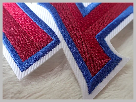 Multicolor Embroidered Sports Patches for Soccer Jerseys