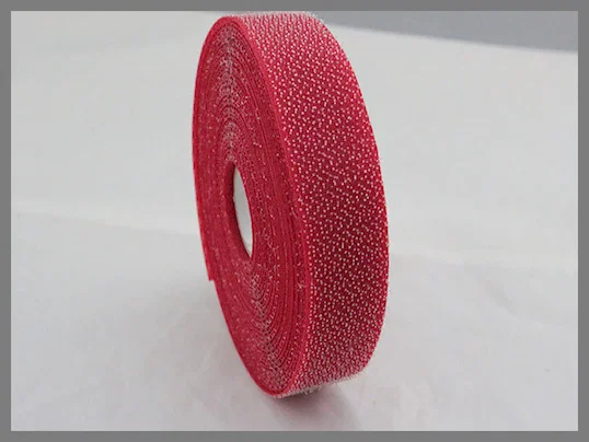 Strong Sticky Red Adhesive Mushroom Hook and Loop Tape