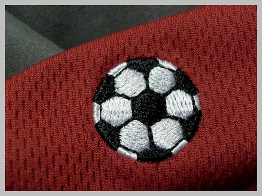 Tatami Material Clothing Brand Embossed Patch For Soccer Team