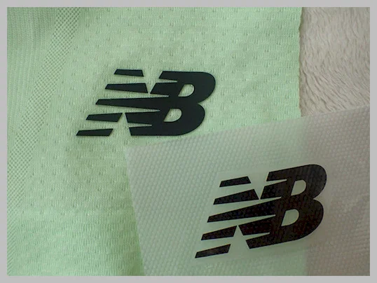 Two Layers Color Silicon Heat Transfer Clothing Labels With Soft Hand 