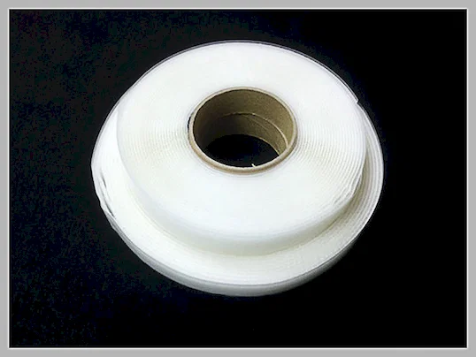 White Self Adhesive Hook and Loop Tape for Sewing 38mm
