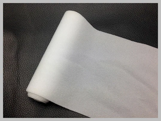 White Thin customized Nylon Loop Fabric Wide Reclosable Fastener With 