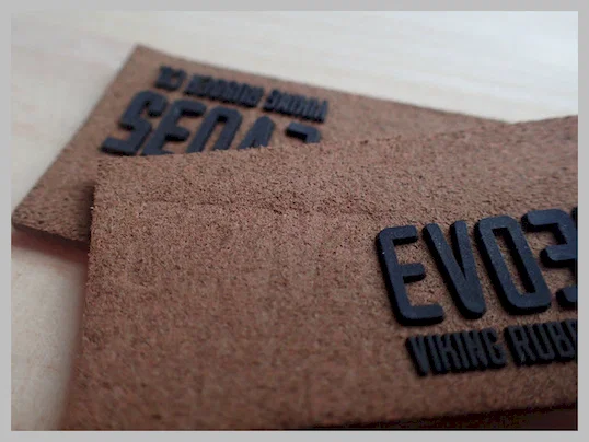 High Quality Logo Silicone Rubber Garment Labels